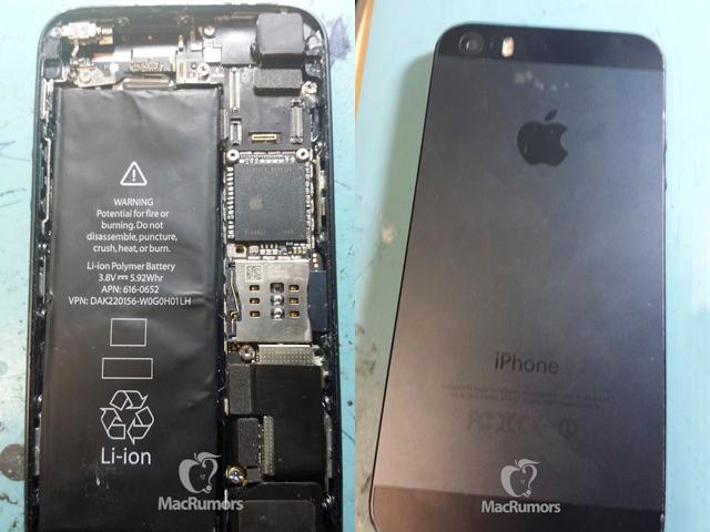 Apple-iPhone-5S-背部諜照-內部拆卸圖