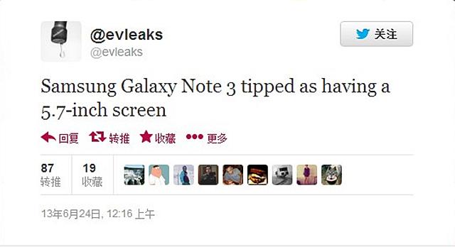 SAMSUNG-GALAXY-Note-3-evleaks-Twitter-爆料