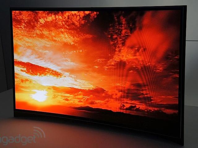 OLED-HDTV-曲面電視-發表會-現場圖