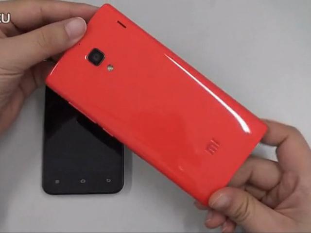 小米-紅米手機-實機諜照-背部圖