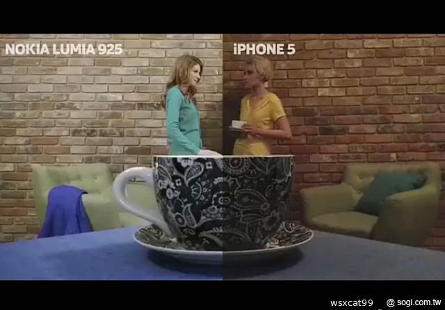 Apple-iPhone-5-NOKIA-Lumia-925-相機-拍照對比-宣傳片-影片截圖