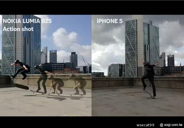 Apple-iPhone-5-NOKIA-Lumia-925-相機-拍照對比-宣傳片-影片截圖