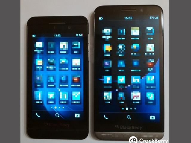 BlackBerry-Z30-諜照-Z10-外觀對比圖