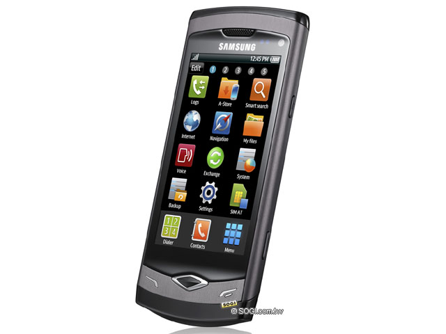 Samsung Wave S8500為首款搭載三星全新開放性手機平台Samsung Bada手機