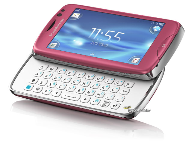 Sony Ericsson txt pro 配備滑出式全 Qwerty 鍵盤