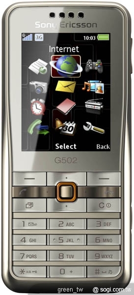 SONY ERICSSON G502 200萬畫素手機 金
