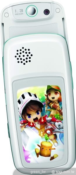 三星與熱門遊戲廠商「遊戲新幹線」合作推出青少年專屬手機,SAMSUNG Tobi S3030 夢幻龍族傳說online限定版