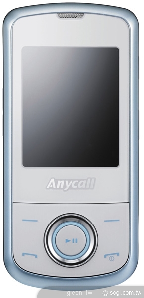 Samsung Anycall S359滑蓋手機採用了鏡面設計與冷光鍵盤，黑暗中閃耀冷光，充滿夢幻氣息