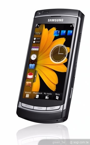 Samsung I8910 HD擁有HD畫質的錄影功能,可讓使用者以HD (720p) 高畫質錄下精采的時刻,並透過DLNA技術在HD高畫質電視上欣賞HD高畫質影片,更能透過qik.com分享即時視訊畫面(*1)。16:9的qHD寬螢幕畫面具有1670萬色的顯示能力,解析度達640*360,搭配雙立體聲喇叭