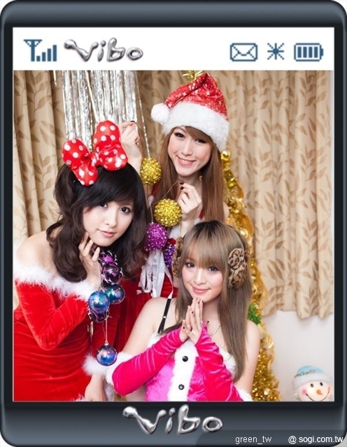 即日起至12月25日期間，全球3G手機用戶撥打影像電話至0986-640440，每天一主題讓您和話題女郎真人實境歡慶聖誕佳節