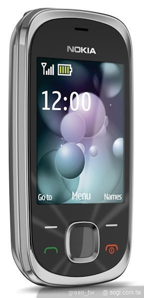 Nokia 7230有2.4 吋彩色螢幕並內建十款超可愛動態桌布