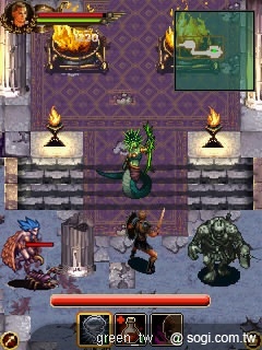 遊戲以ARPG方式進行，一旦玩家打敗敵人，便可獲得不同等值的經驗點數，可自由分配於劍技大師、阻擋、祝福治癒術、防禦龍捲風