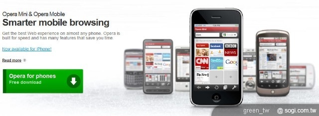 根據Apple的下載數據顯示，Opera Mini已被新增至1,023,380 Apple的裝置上