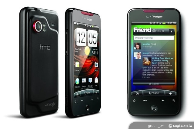 - 美國電信通訊業者Verizon Wireless今日宣佈將於4月29日於全美開始銷售HTC最新款3G Android智慧型手機DROID Incredible™ by HTC。