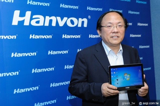 漢王科技董事長劉迎建也專程趕赴台灣參與這場盛會,在參加六月一日下午由主辦單位發起的「COMPUTEX TAIPEI Keynote Speech 大會系列論壇」