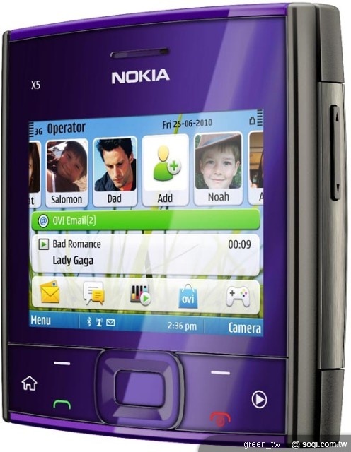 Nokia X5 隨時享受Facebook、聊天、遊戲