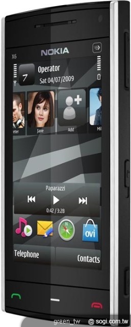 Nokia X6 8GB預計今年第三季上市，建議零售價約225歐元