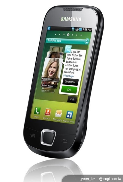 Samsung Galaxy 3 (I5800) 為三星旗下最新款 Android 平台手機,提供使用者豐富的多媒體與社交媒體使用經驗。