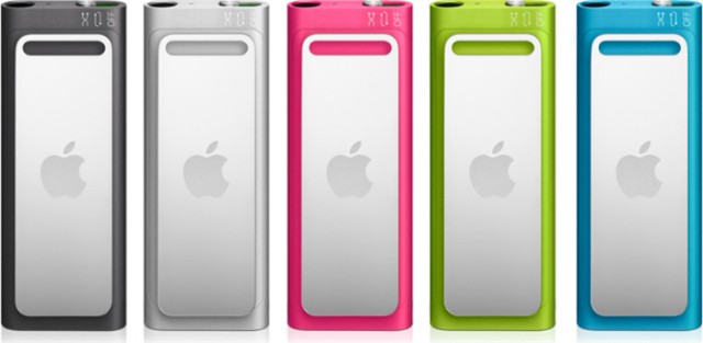 全世界最小的音樂隨身聽 iPod shuffle,提供了五種鮮艷的顏色給爸爸做選擇!直覺式的按鈕設計,讓爸爸一用就上手!