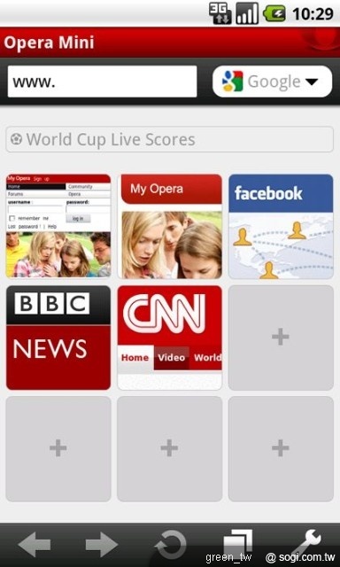 手機瀏覽器整合地理定位功能 Opera 釋出 S60 版的 Opera Mobile 10.1 Beta 1 版供玩家測試與回報