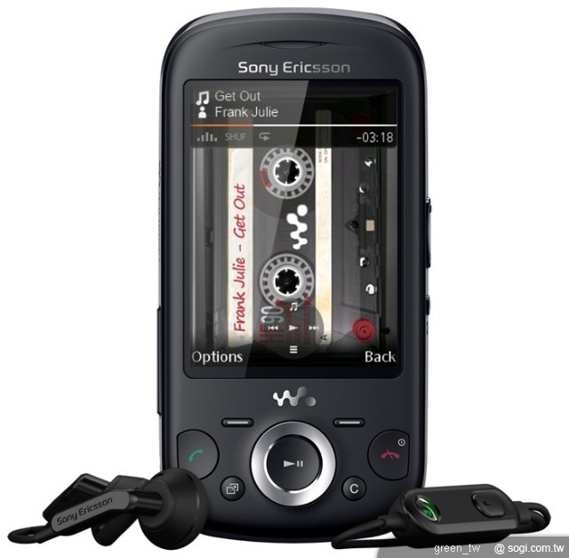 Sony Ericsson Zylo Walkman 手機共有 爵士黑、恰恰銀和節奏粉三色可供選擇，建議售價為 6,990 元。