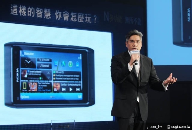 台灣諾基亞總經理許培楨分享Symbian^3新智慧手機平台