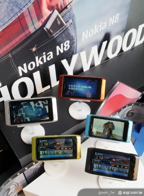 Nokia N8提供3個可個人化專屬桌面可安裝多種應用程式和widget