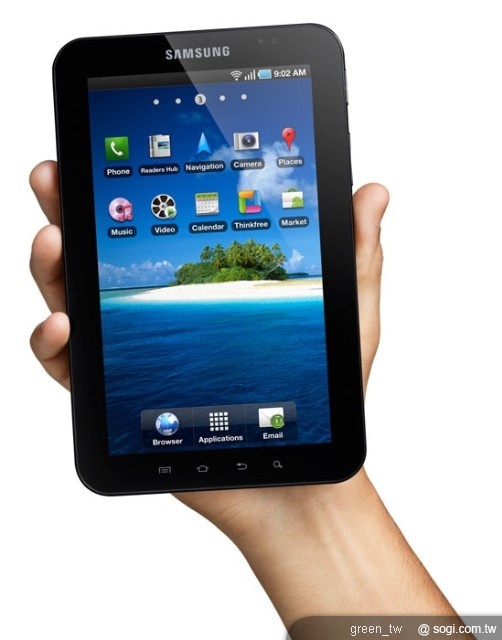 GALAXY Tab 7吋螢幕一手掌握輕鬆生活