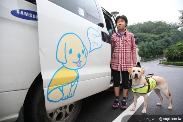 韓國三星跨國共同訓練導盲犬成功返台,開啟跨海合作的另一個里程碑