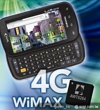 ANADIGICS AWT6264 功率放大器提供新上市手機無線 WiMAX 服務