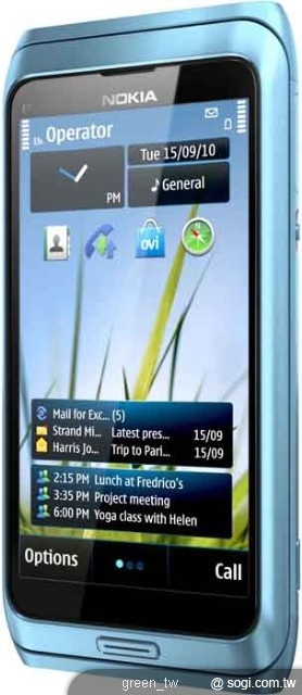 Nokia E7 提供直接 安全的方式使用企業電子郵件
