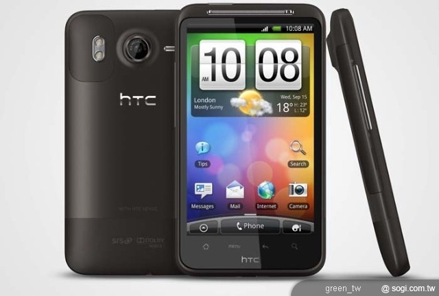 HTC Desire HD 機身承襲了 HTC Legend 一體成型的設計