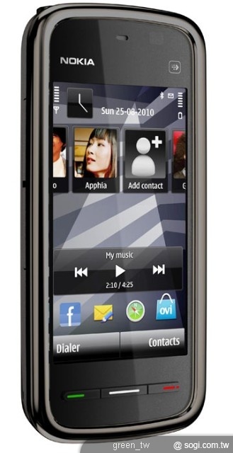 5Nokia 5230換裝新色 推出時下年輕人最愛的極光黑魂和極光勁白