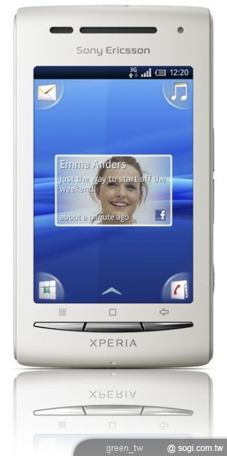 X8 也擁有 Sony Ericsson 為 XPERIA 系列手機，所量身訂做的獨家應用程式「Timescape 好友動態通」以及「Infinite button」全能智慧搜