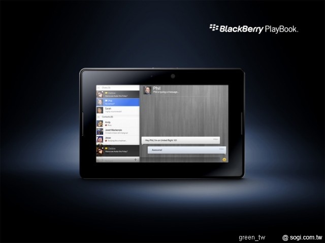 BlackBerry PlayBook BBM