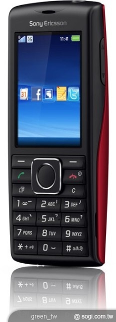 Sony Ericsson J108i Cedar 黑紅