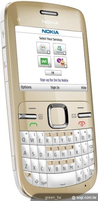Nokia C3-00 首款Nokia S40 QWERTY手機打造年輕時尚生活