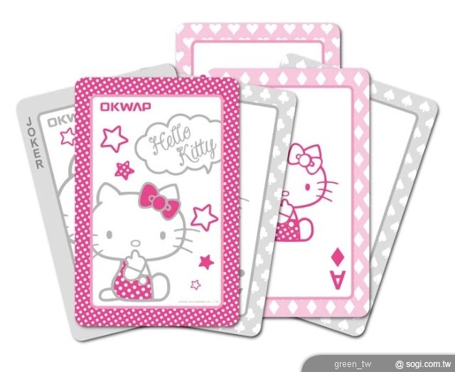 購買 OKWAP A730 Hello Kitty，即可獲贈一盒 Hello Kitty 經典撲克牌