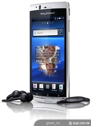 Sony Ericsson Xperia arc 最新版 Android 作業系統 – 2.3 