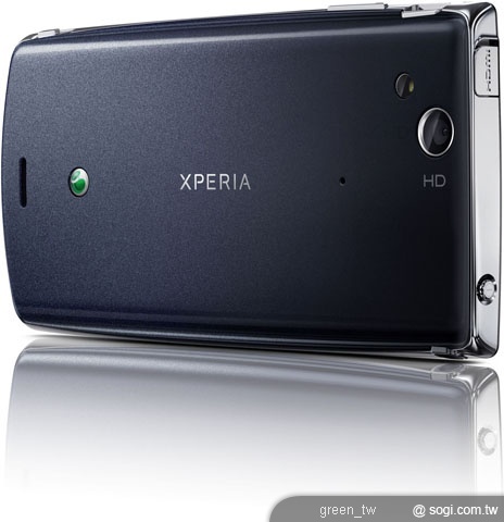 Sony Ericsson Xperia arc 深藍色背面