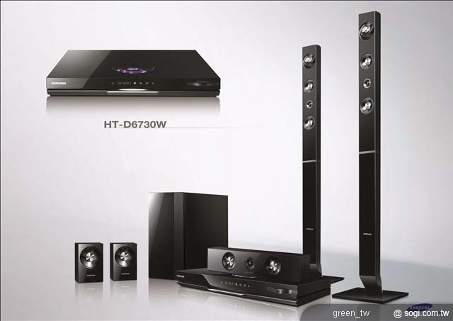 藍光家庭劇院系統:具 3D 立體音效特色的 HT-C6730W 機種