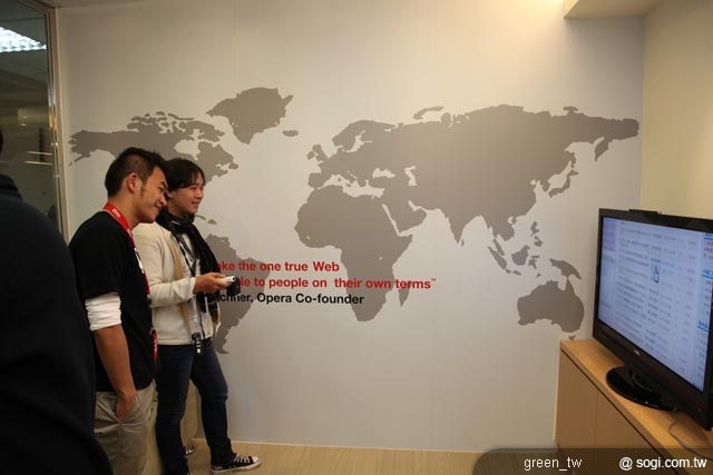 Opera 在台北內湖科學園區的辦公室
