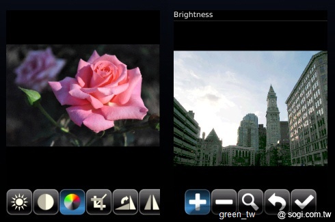 BlackBerry  Popular Photo Tools 熱門相片編輯工具