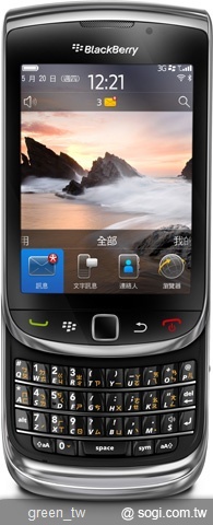 BlackBerry Torch 9800智慧型手機