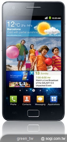 三星 GALAXY S II（GT-I9100）雙核心智慧型手機