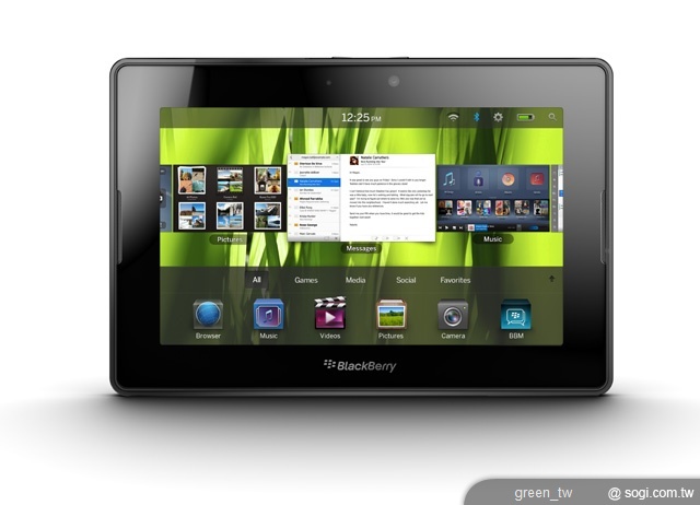 RIM 即將推出的 4G 版本 BlackBerry PlayBook 平板電腦家族