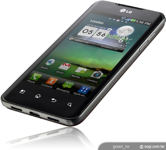 LG 2011 年 3 月份將上市 Android 2.2  LG Optimus 2X P990