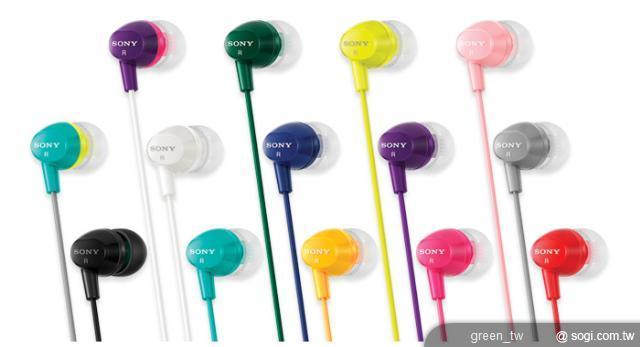 Sony 新款【MDR-EX10】密閉耳塞式耳機繽紛上市