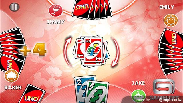 Xperia PLAY Let's PLAY 好朋友們一起玩 UNO 遊戲不間斷
