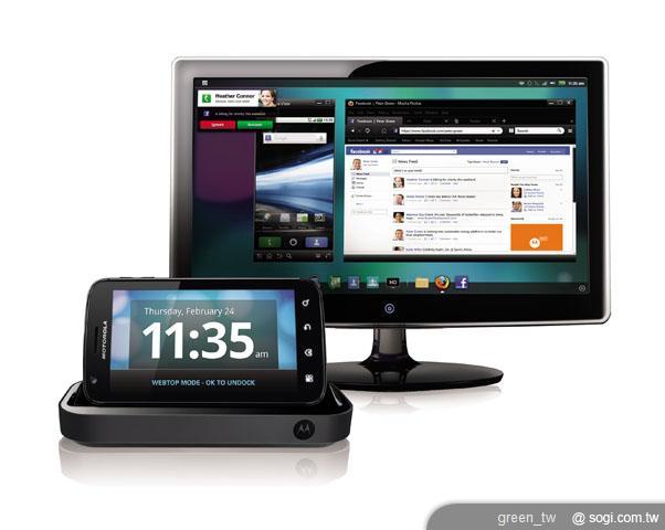 MOTOROLA ATRIX 內建 1GHz 雙核心